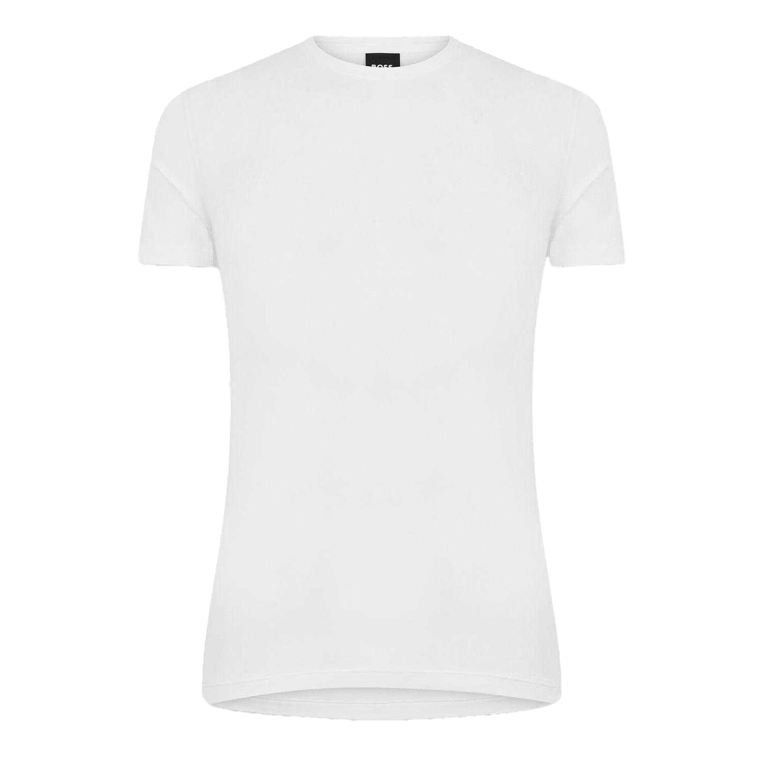 Boss Mens Sleeve Print Jersey Crew Neck T-Shirt