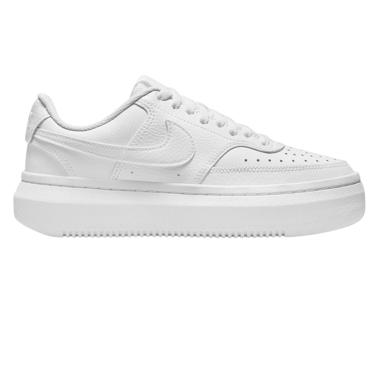 Nike Womens/Ladies Court Vision Swoosh Leather Platform Trainers