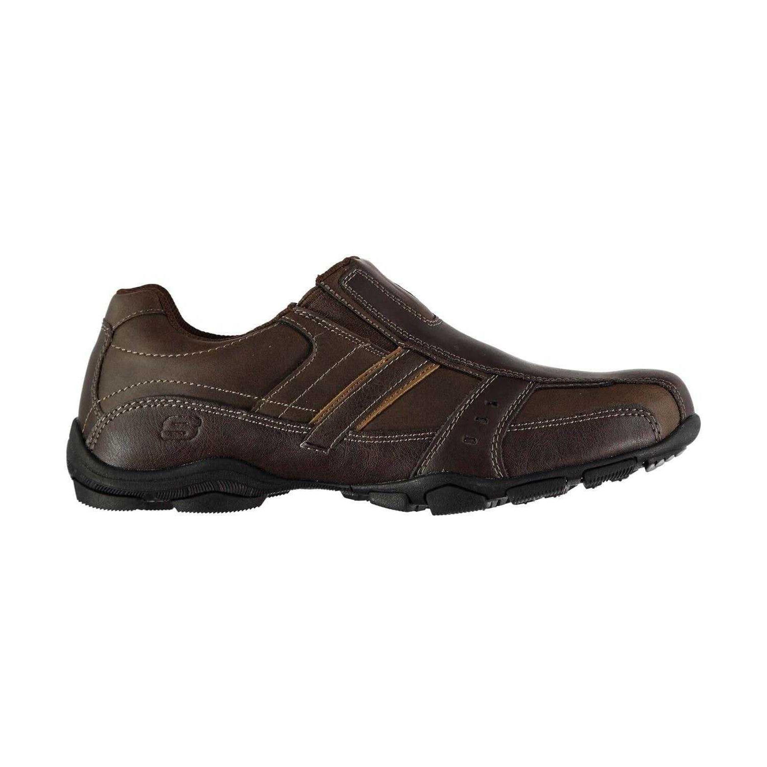 Skechers Mens Marter Twin Leather Casual Shoes