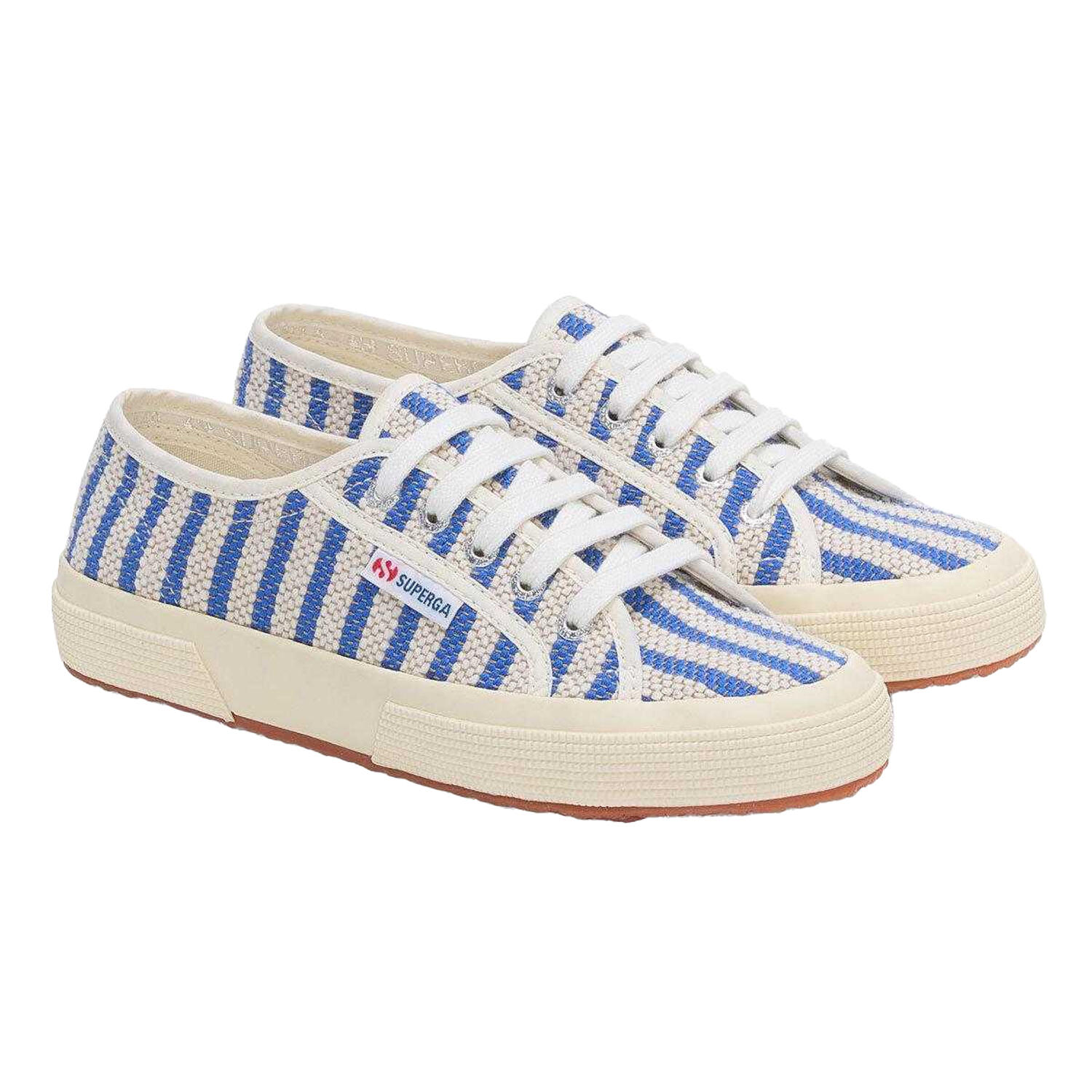 Superga Womens/Ladies Striped Flat Trainers