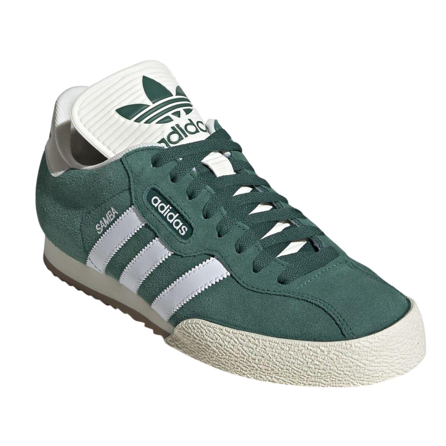 Adidas Boys Samba 3 Stripes Suede Trainers