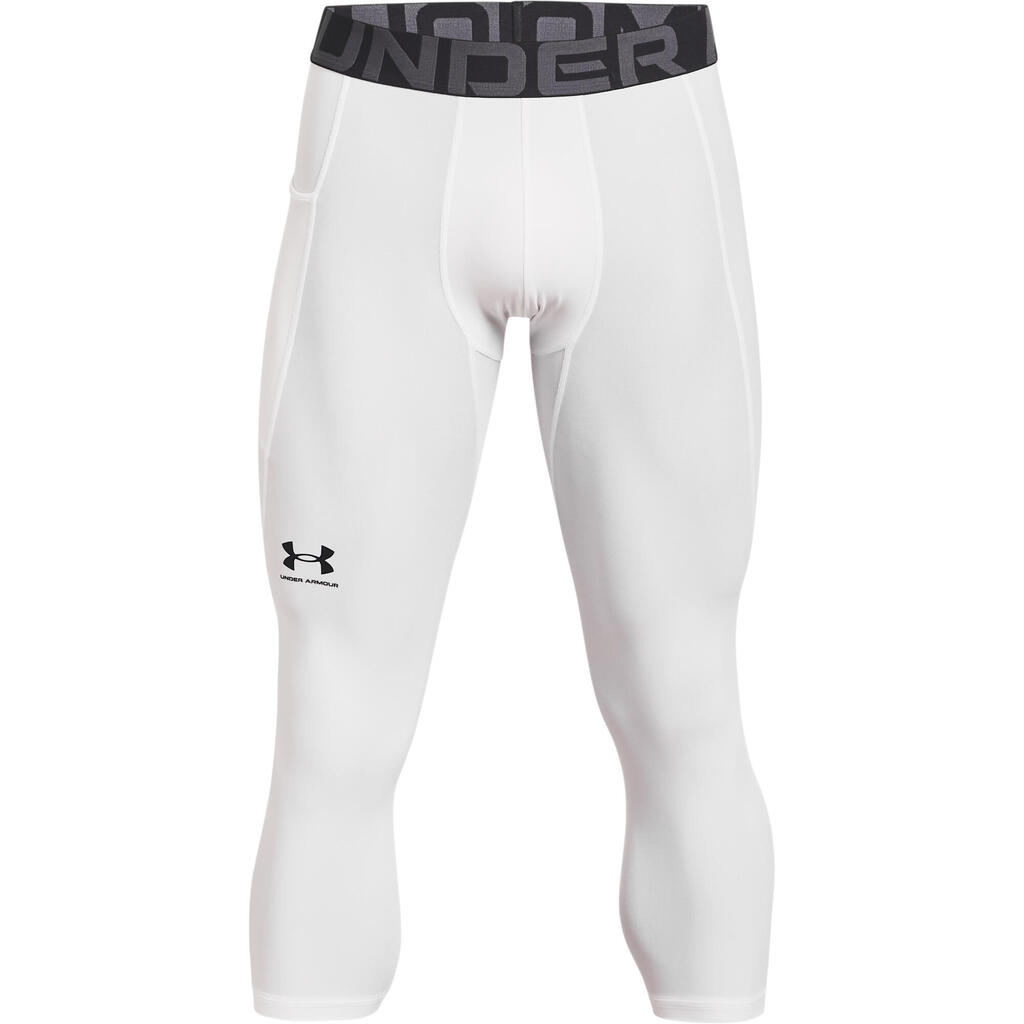 3/4 компресионни легинси Under Armour HeatGear бели за мъже