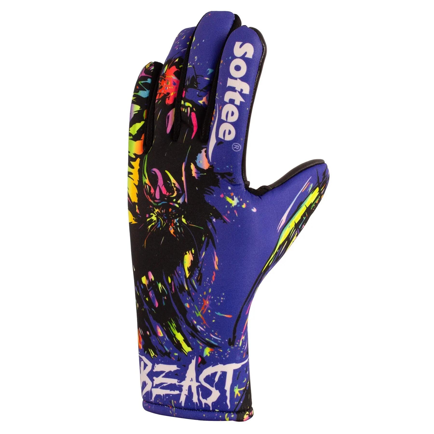 Softee Beast Keepershandschoenen (paar) Violeta/Negro 2/2