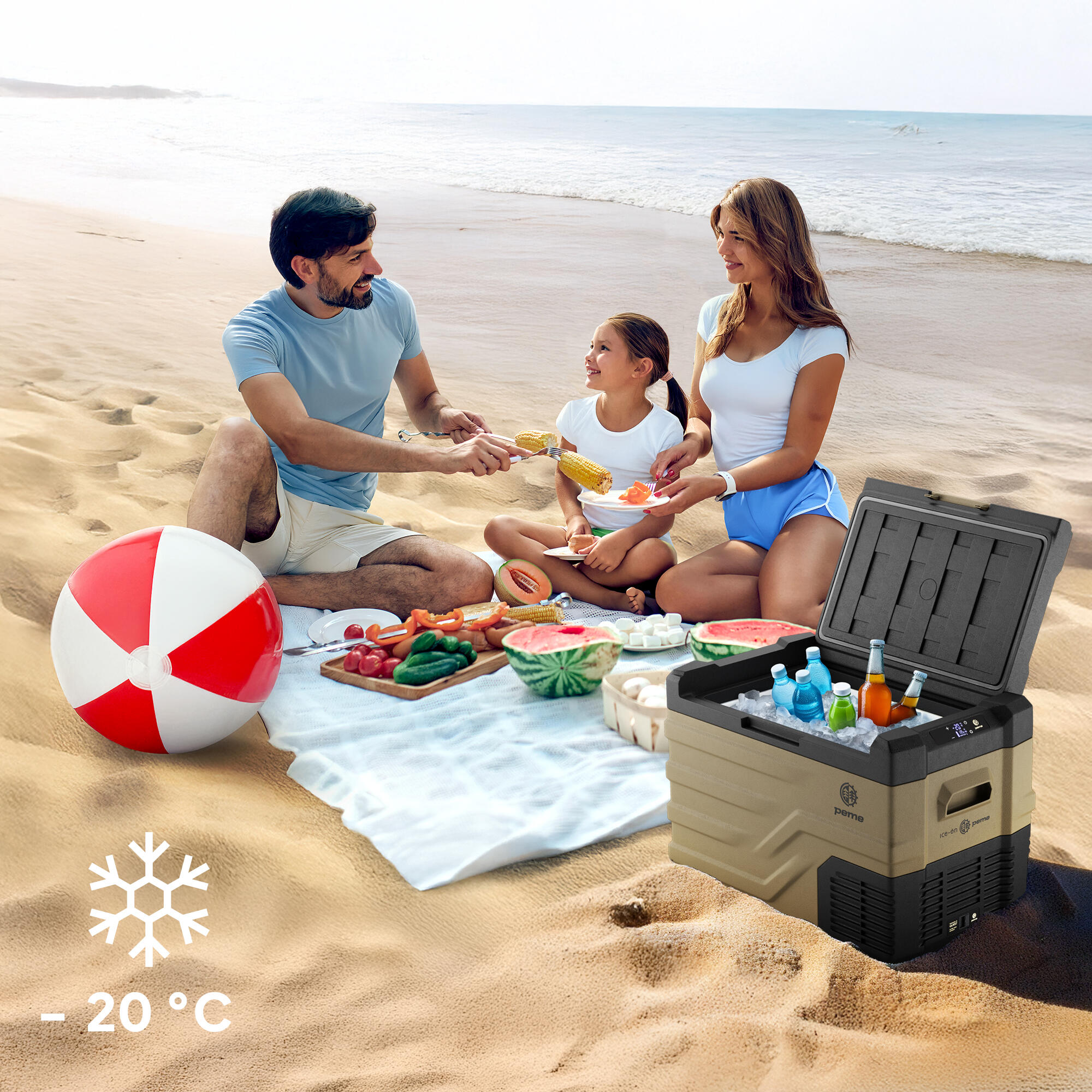 Peme Quest 40 koelbox 12/230v warm/koud 3/7