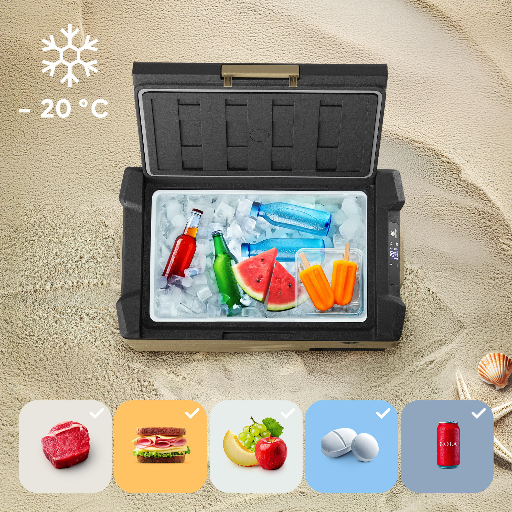 Peme Quest 40 koelbox 12/230v warm/koud 4/7