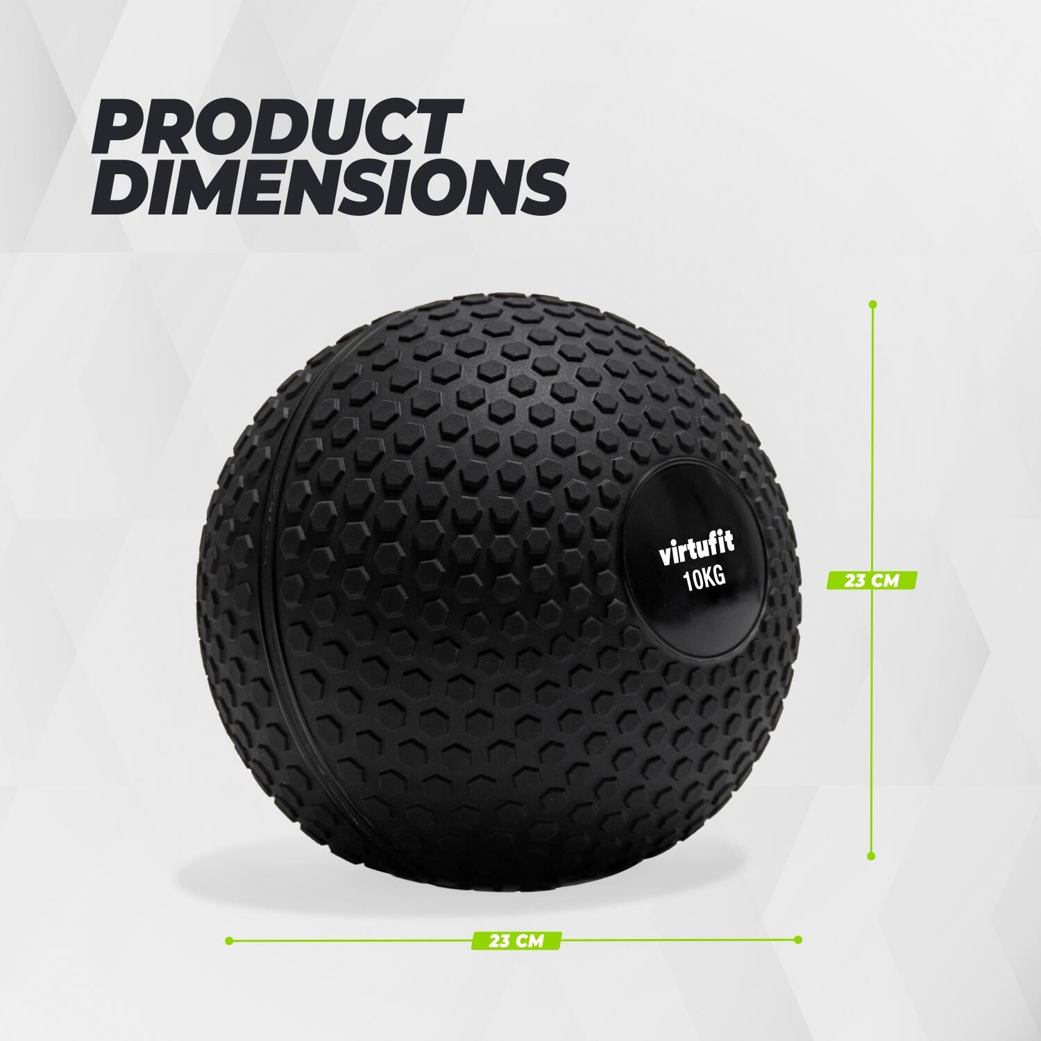 Slam Ball - Fitness Ball - Schwarz 4/7