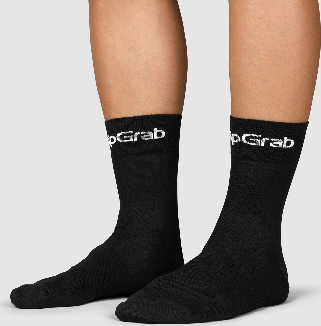 Calcetines GripGrab Ride Regular Negro (paquete de 3) 3/6