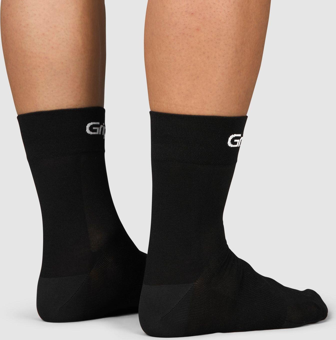 Calcetines GripGrab Ride Regular Negro (paquete de 3) 5/6