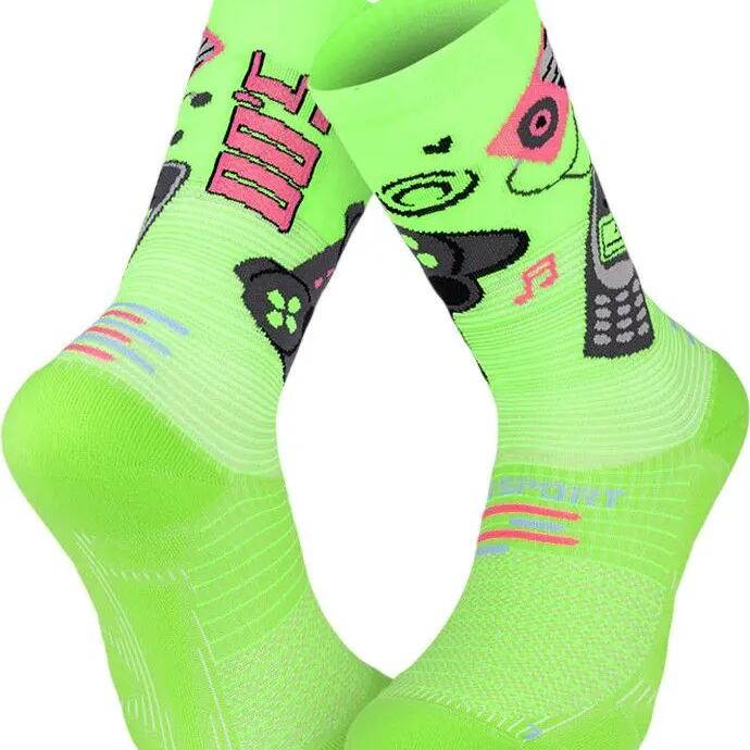 Chaussette de Course BV SPORT "RUN MARATHON Générations 2000s" Vert 39 - 41