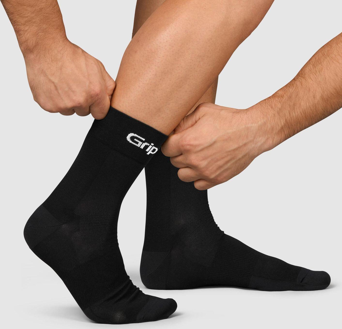 Calcetines GripGrab Ride Regular Negro (paquete de 3) 6/6