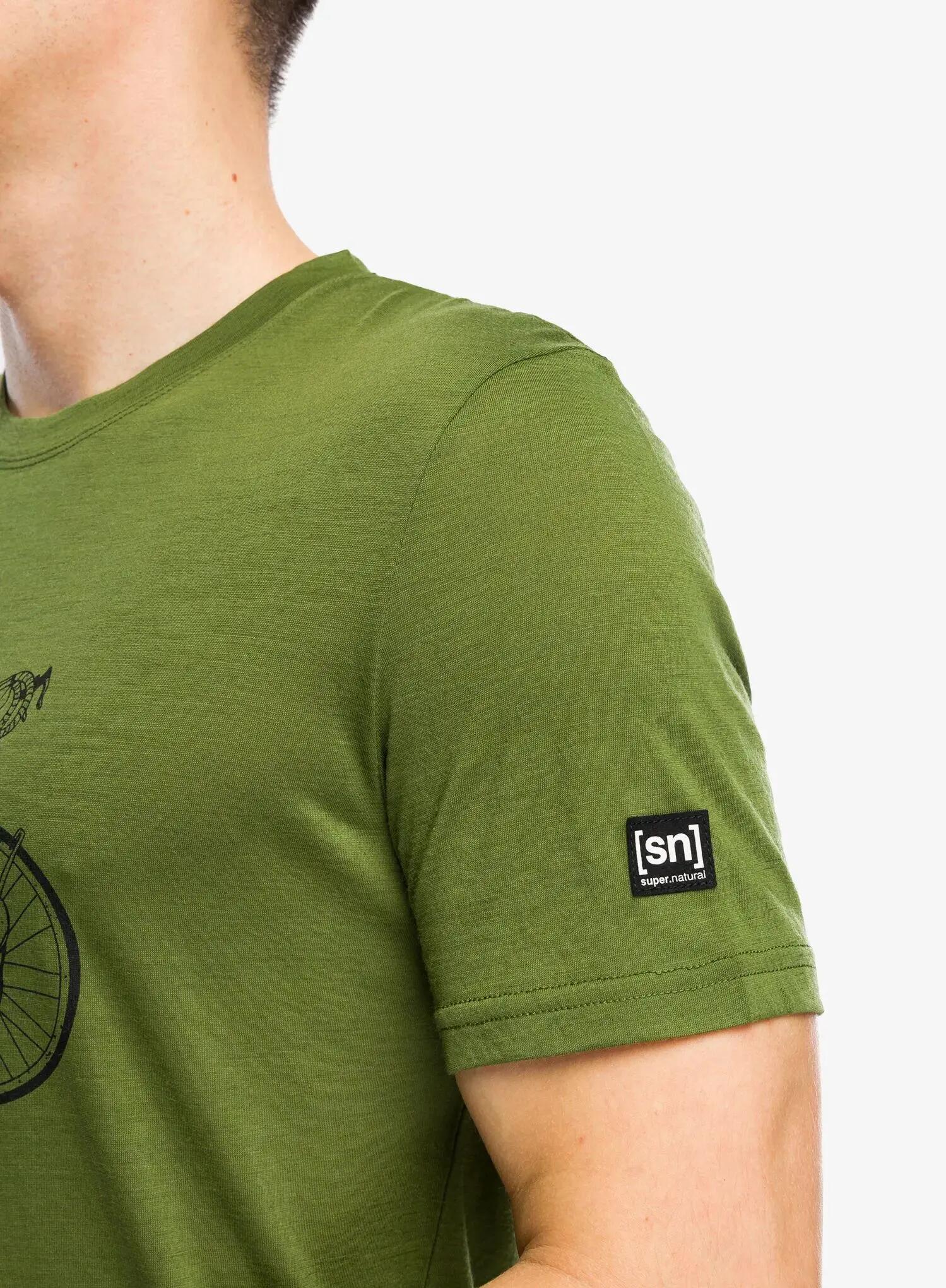 Koszulka męska SUPER.NATURAL M WANDER WHEEL TEE 7/7