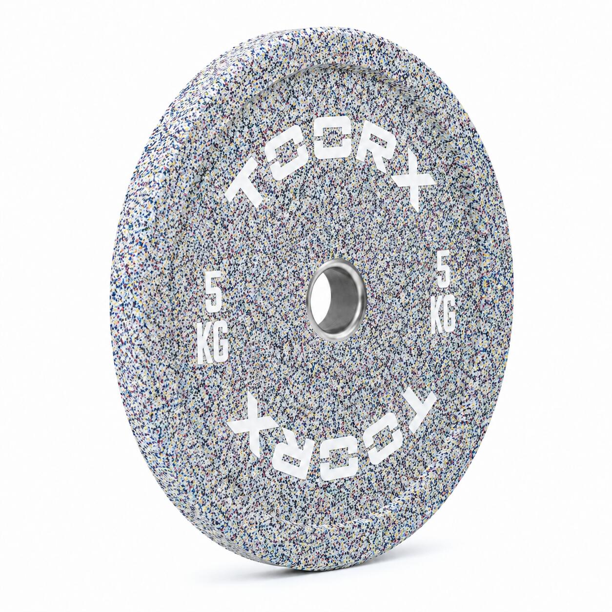Disco bumper olimpico [piastra peso foro 50 mm] gomma puntinata [Da 5 a25kg] 1/1