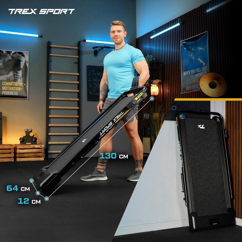 Bandă pliabilă Trex Sport EXILE WALK 6 km/h cu telecomandă