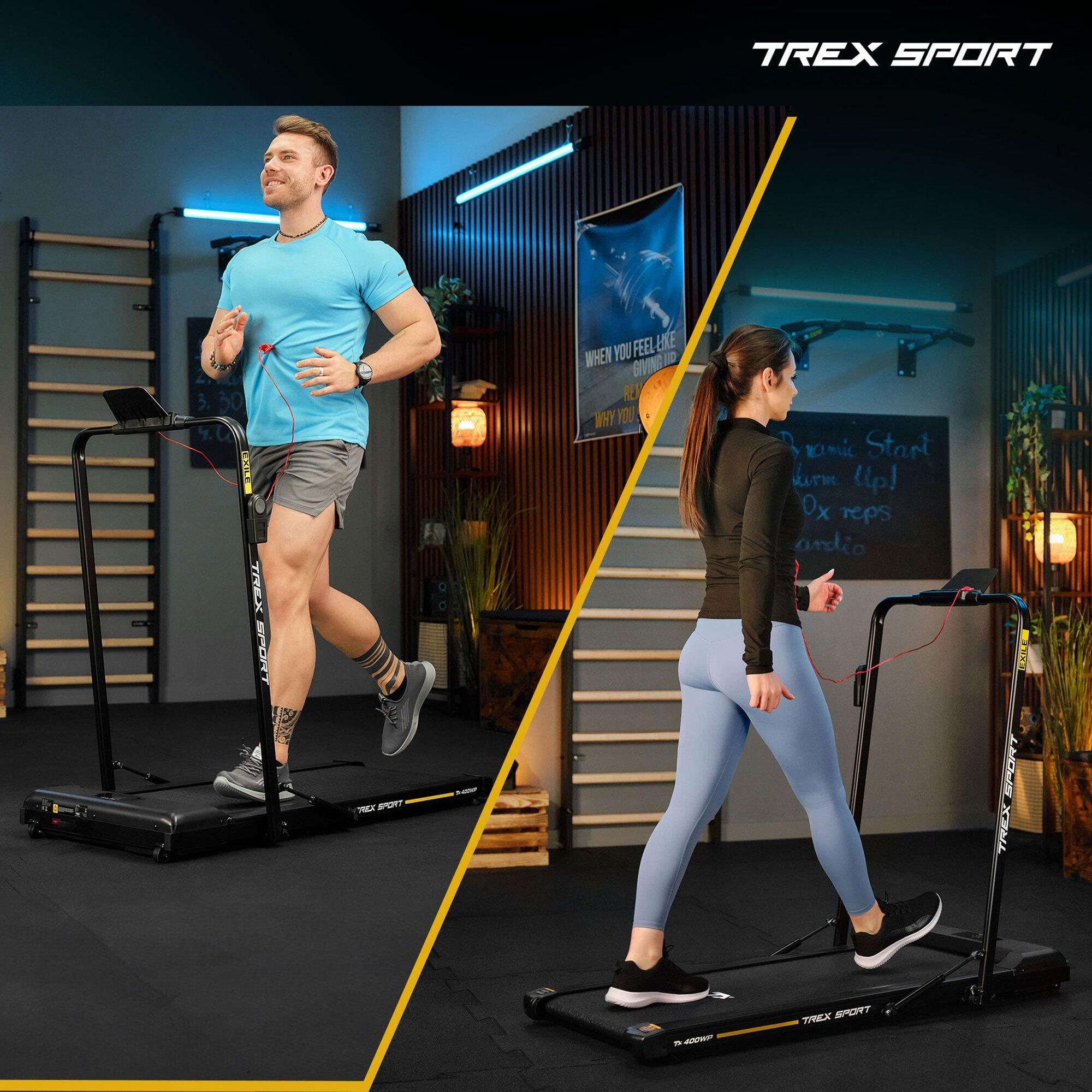 Bieżnia składana domowa Trex Sport EXILE WALK 6km/h WalkingPad z pilotem 6/7