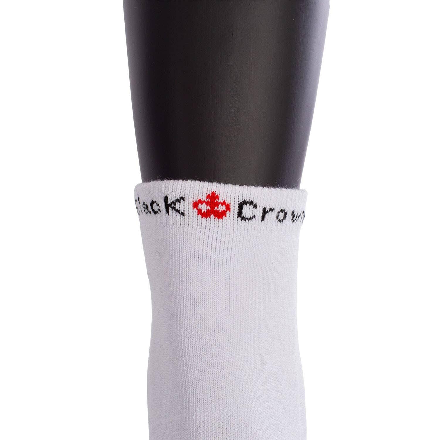 Black Crown Pro Ankle Socks Blanco 35-38 4/4