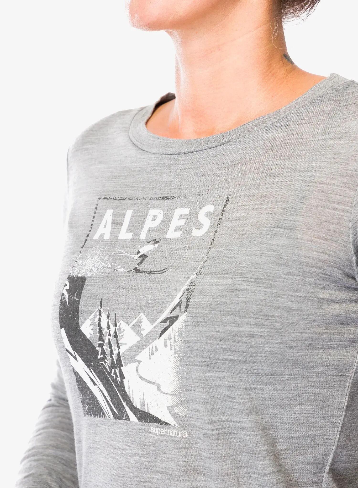 Longsleeve SUPER.NATURAL W ALPES LS 5/7