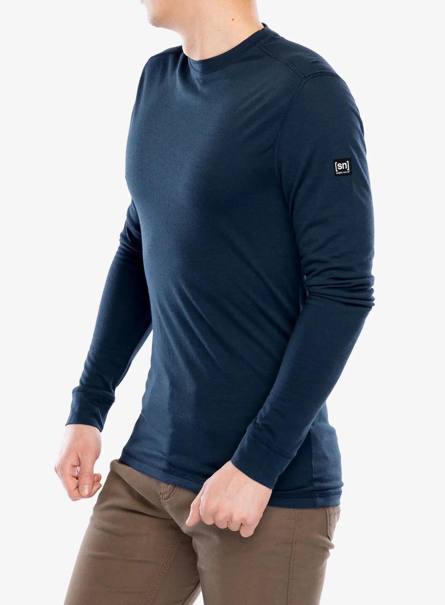 Koszulka termoaktywna z długim rękawem męska SUPER.NATURAL Tundra 175 LS 5/7