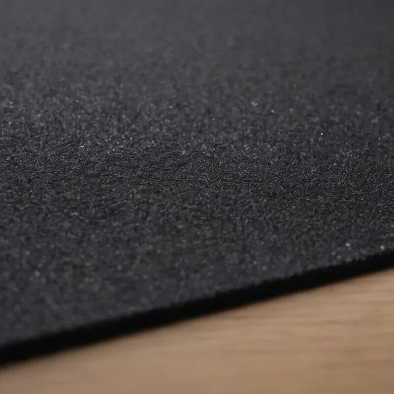 Rollo de caucho 1 x 15m x 4mm (15m²) Negro 7/8