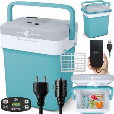 Frigo Portatile Peme Ice-on Essential 26L 12/230v per campeggio auto