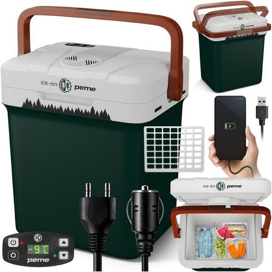 Glaciere électrique de camping Peme Ice-on Essential 23L 12/230v portable