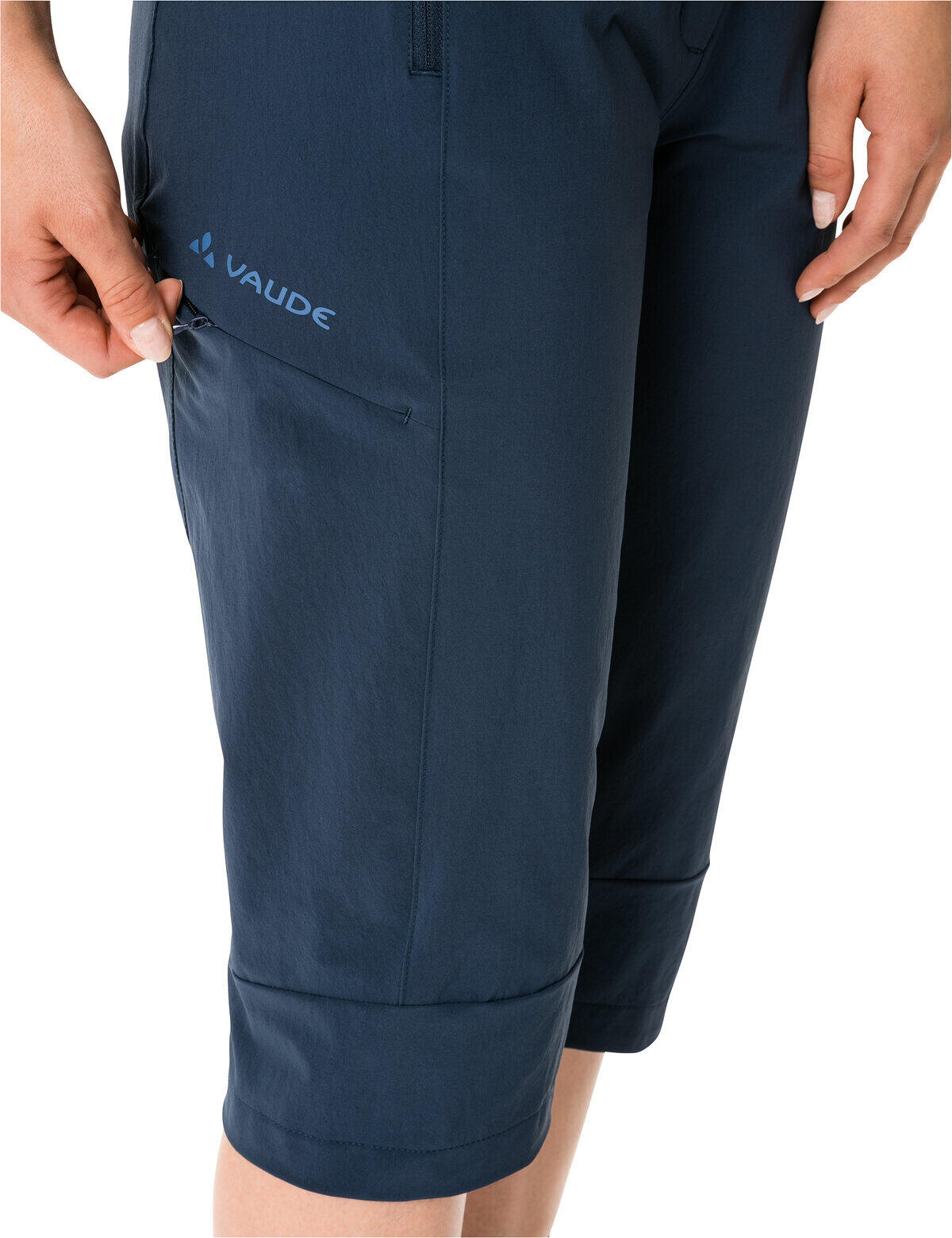 Pantalón de mujer VAUDE Farley Stretch Capri III 5/7