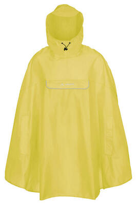 Vaude Valdipino Poncho Unisex XL - Poncho Impermeabile in Limone