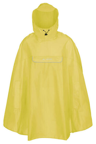 Vaude Valdipino Poncho Unisex XL - Poncho Impermeabile in Limone