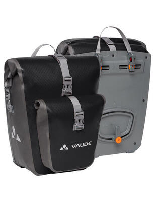 Fietstas vaude aqua back plus waterdicht 24l zwart