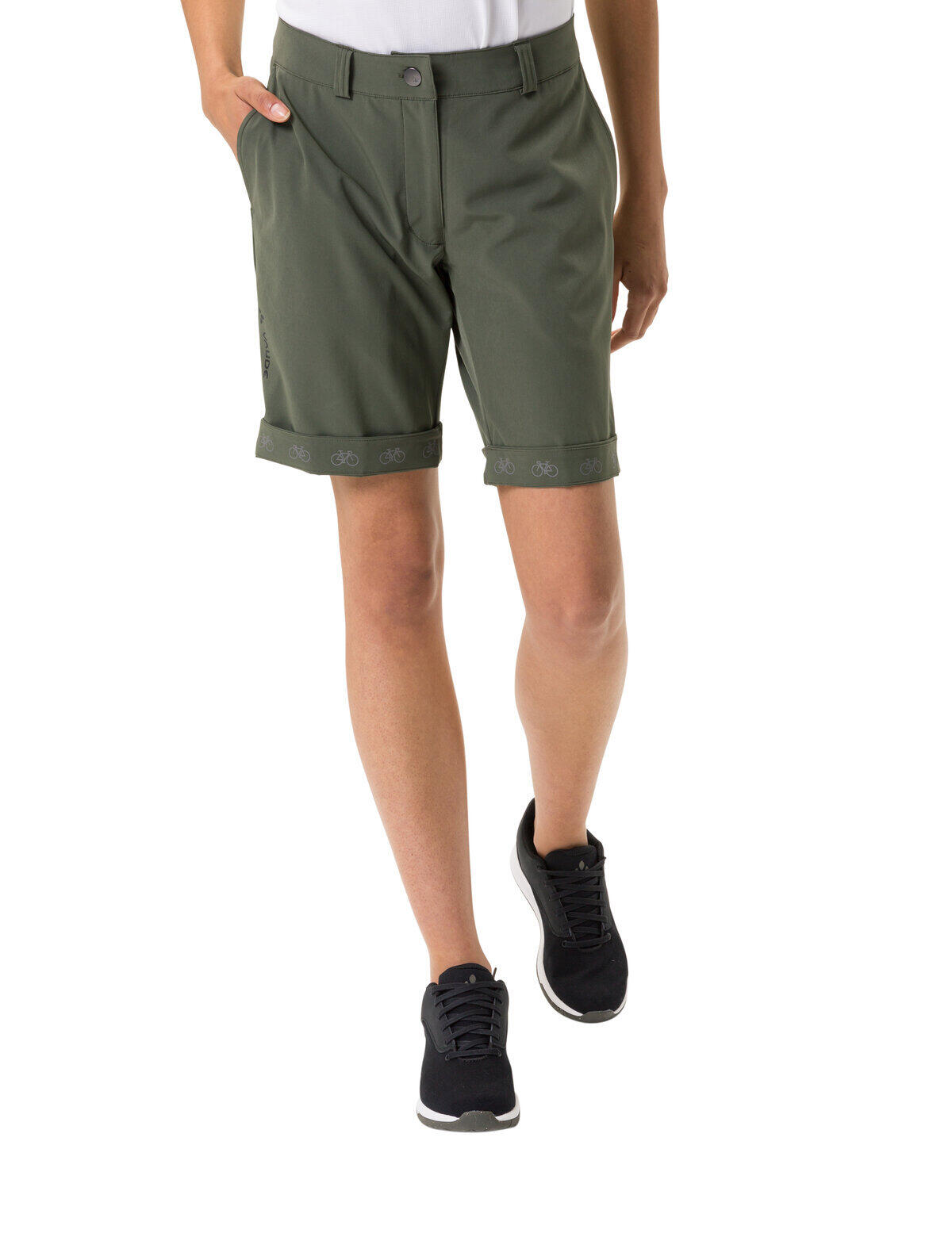 Pantalón corto mujer VAUDE Cyclist 3/7