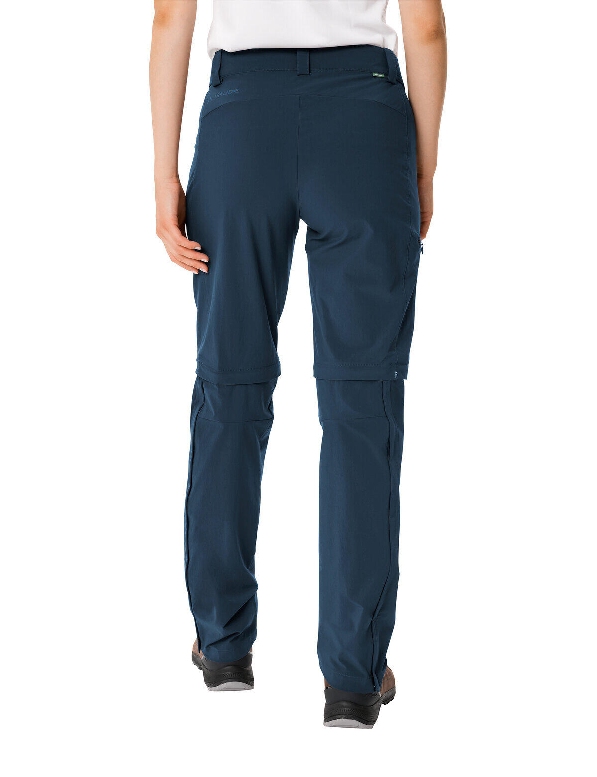 Calças femininas com zíper removível VAUDE Farley Stretch ZO II 4/7