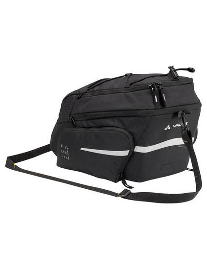 Vaude Silkroad Plus - Sacoche de porte-bagages double, noire, taille unique