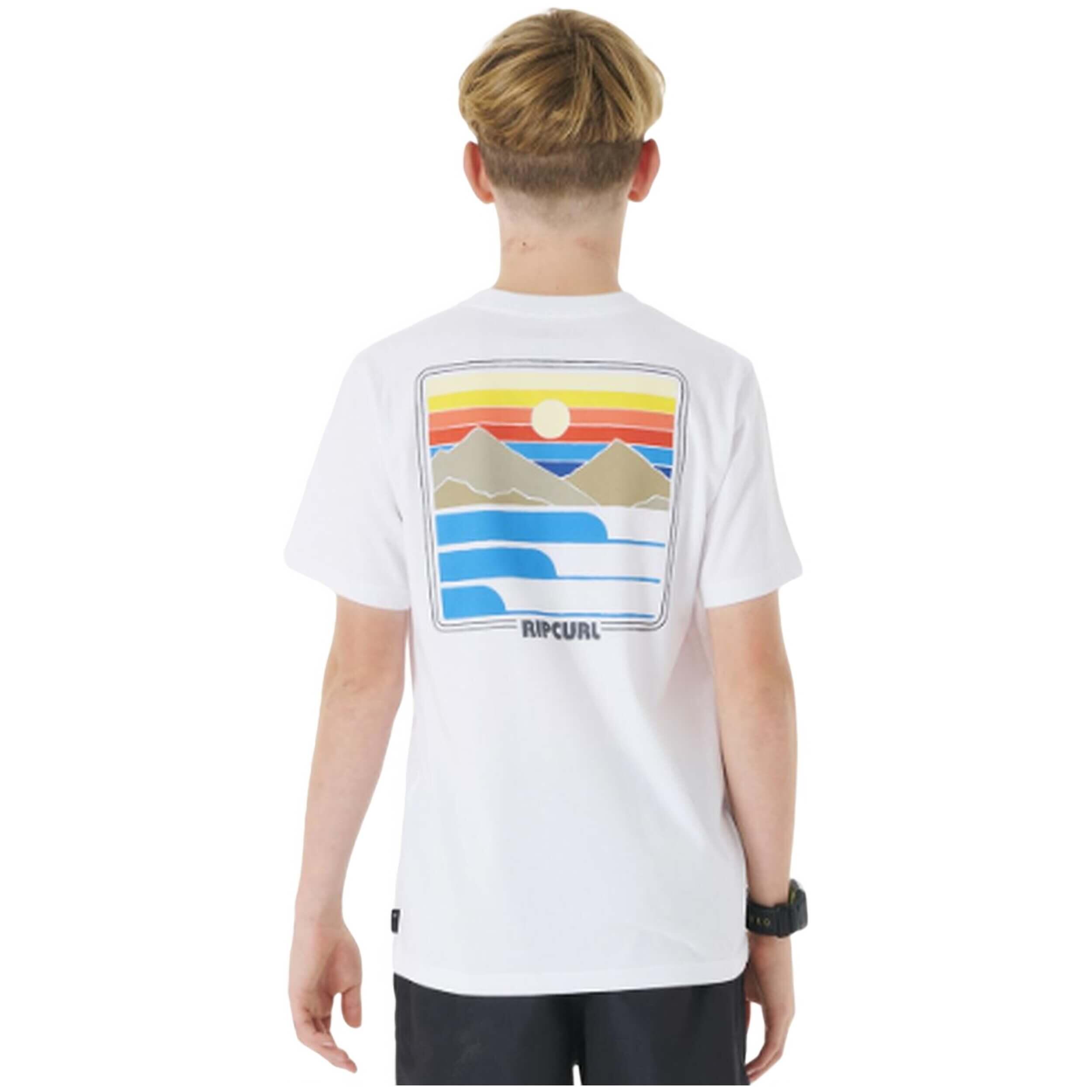 Maglia a maniche corte Rip curl modello 025BTE-1000 per uomini 2/2