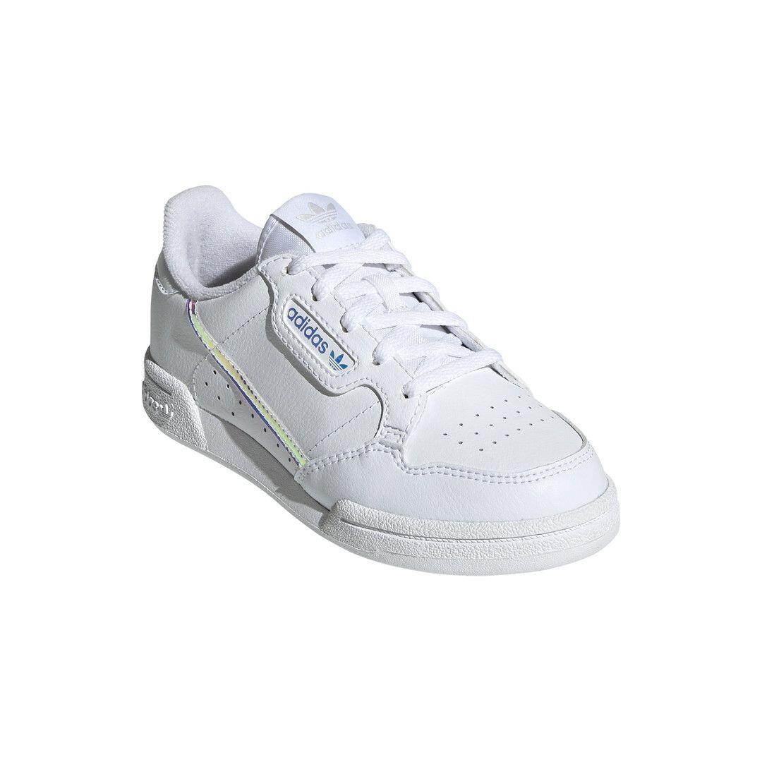 Baskets blanches enfants Adidas CONTINENTAL 80 C 5/7