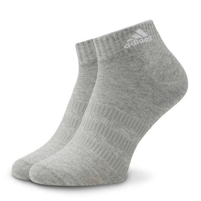 Adidas Unisex Sokken IC1283 T SPW Ank 3P in Grijs/Wit/Zwart 3/5