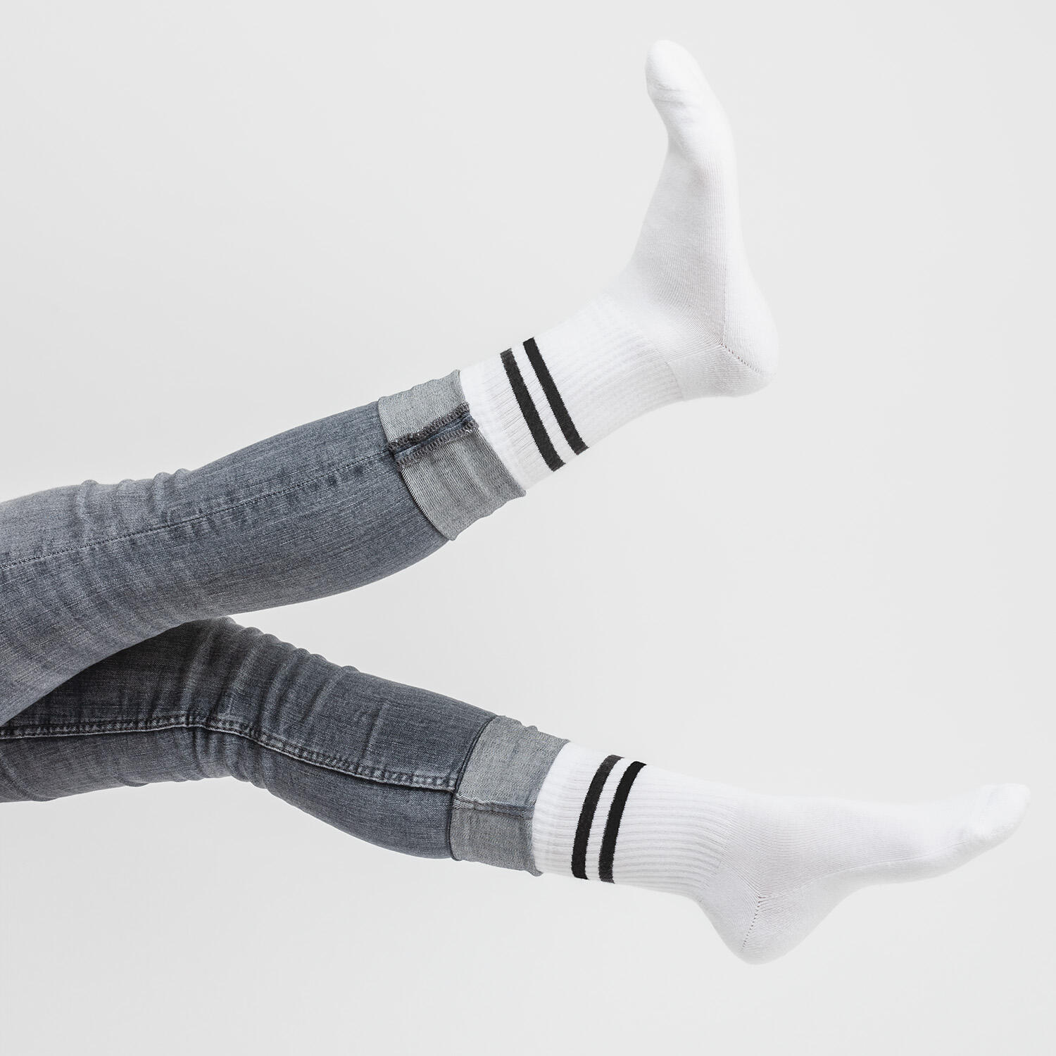 Damen Retro Tennis Socken 6er Pack (Modell: Serena) 3/6