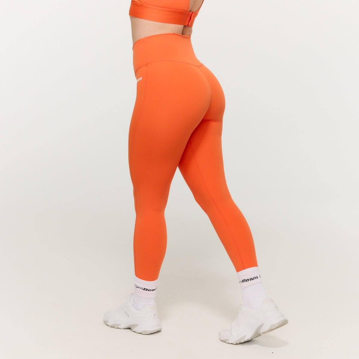 Leggings donna vita alta arancioni Limitless 2/7