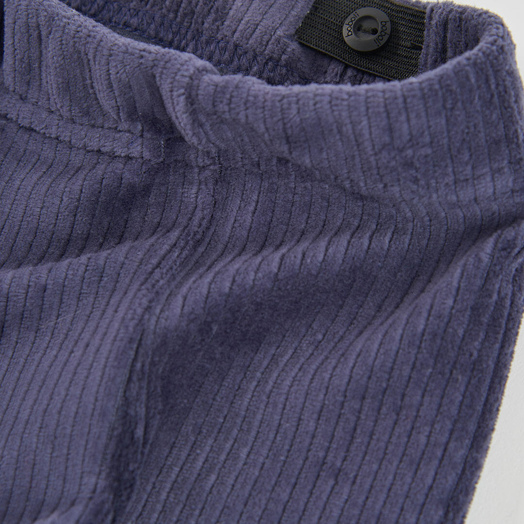 Pantalón pana niña azul marino 3/4