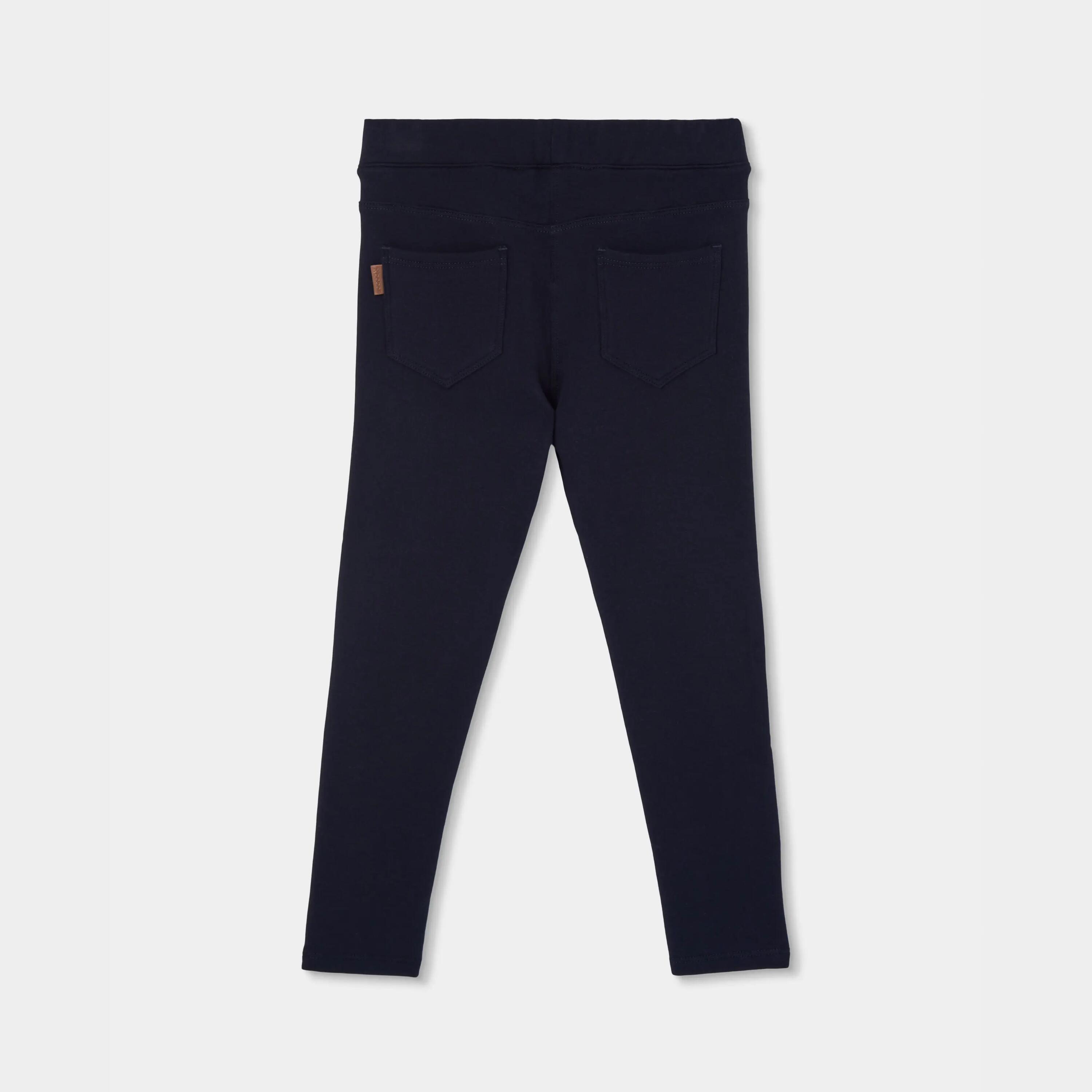 Pantalón felpa niña negro 2/4