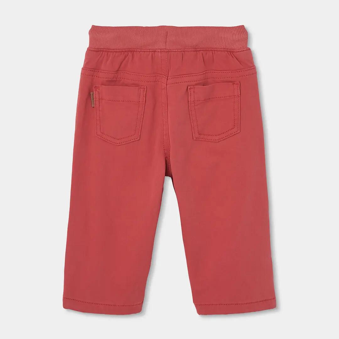 Pantalón forrado niño naranja 2/4