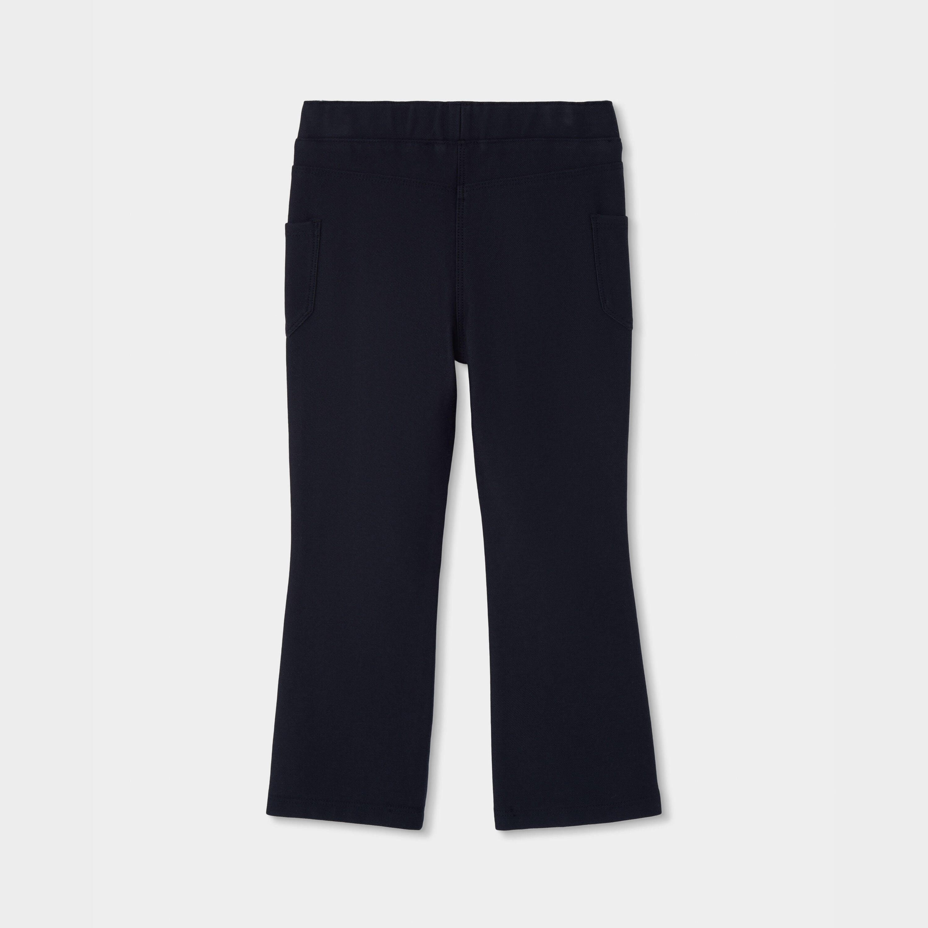 Pantalón niña negro acampanado 2/4