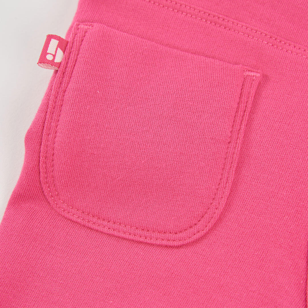 Pantalón felpa niña fresa elástico 4/4