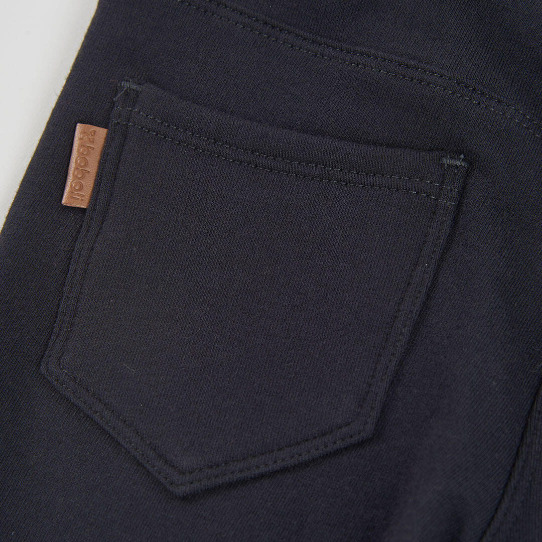 Pantalón felpa niña negro 4/4