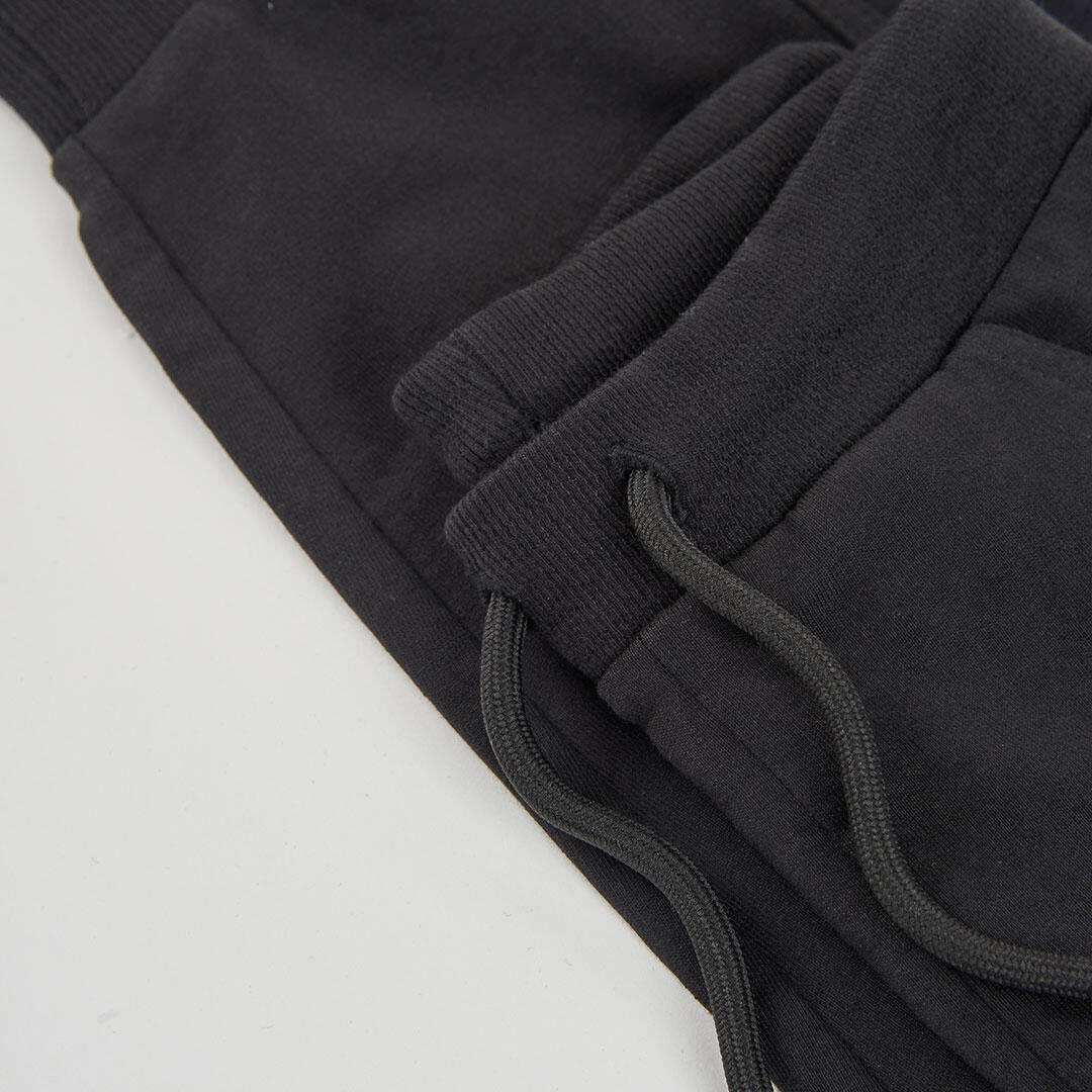 Pantalón felpa niño negro 4/4