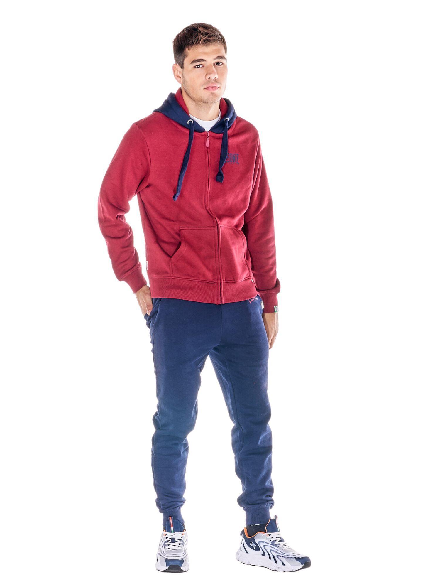 Tuta da uomo con cappuccio e zip Leone 1947 Apparel Vintage Small Logo 3/6