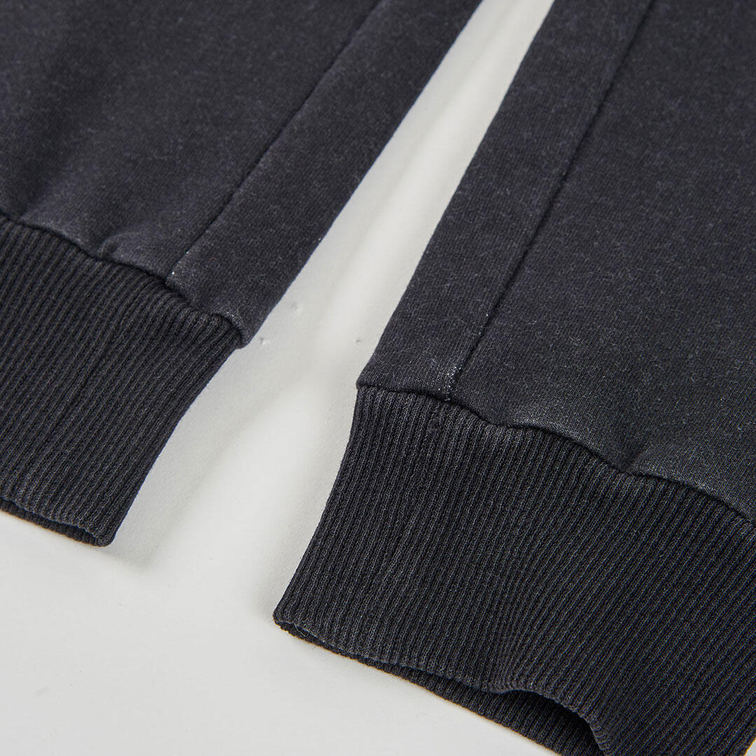 Pantalón niño felpa denim negro 4/4