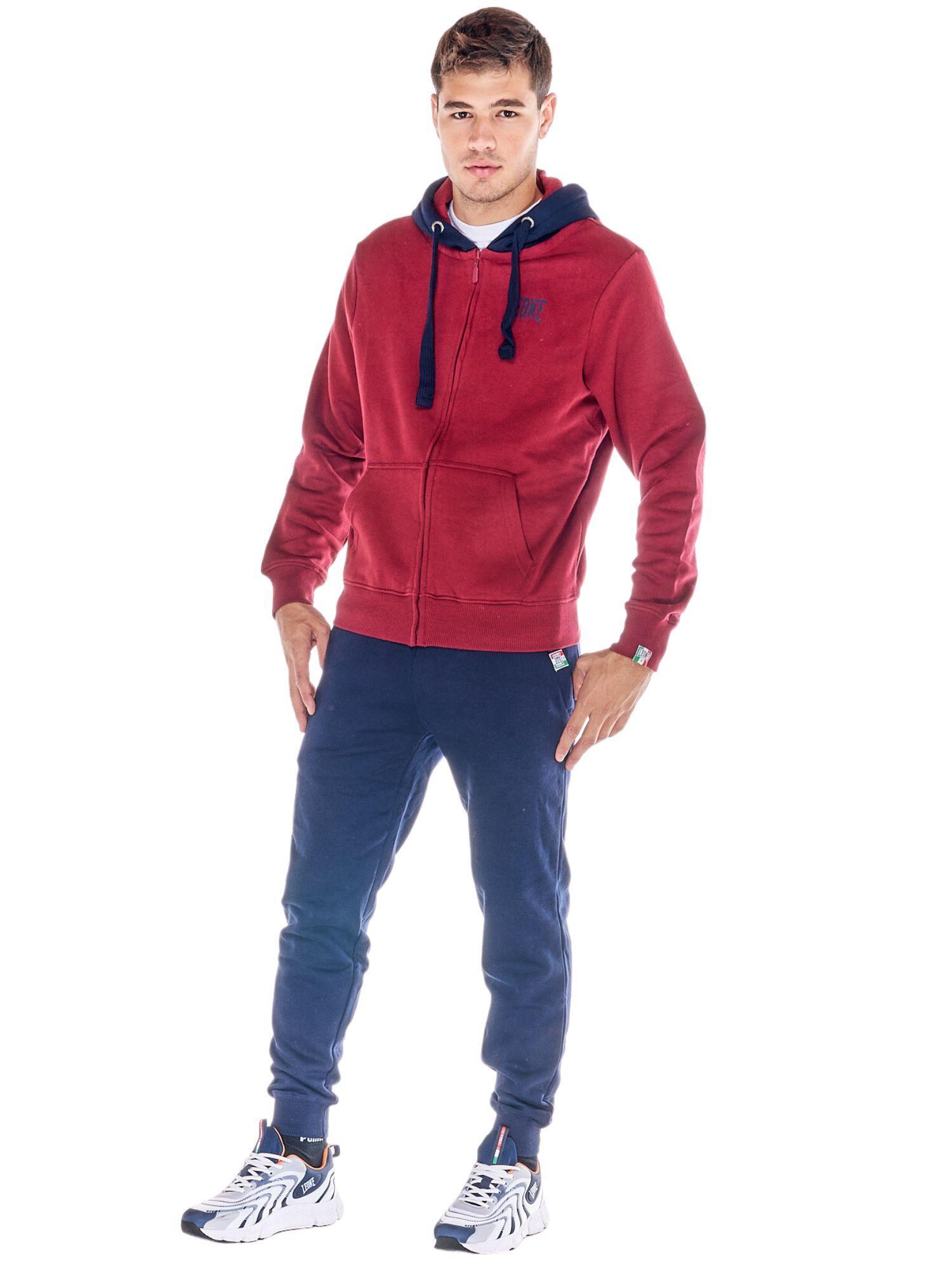 Tuta da uomo con cappuccio e zip Leone 1947 Apparel Vintage Small Logo 2/6