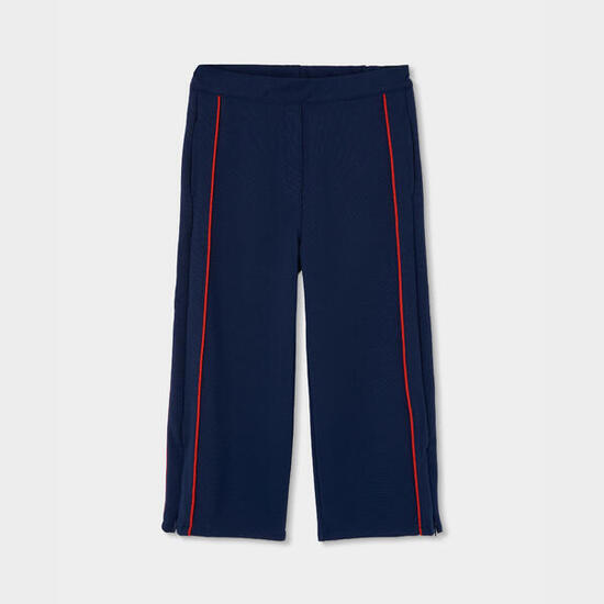 Pantalon fille avec bande latérale