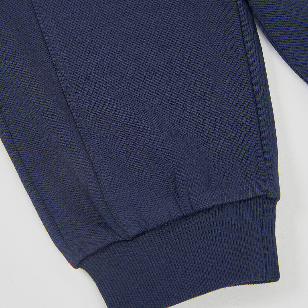 Pantalón felpa niño azul marino 4/4