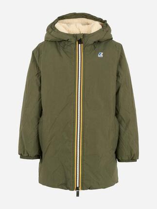 Blouson garçon K-WAY P. Le Vrai 4.0 Eiffel Ors Wmr Green Blackish