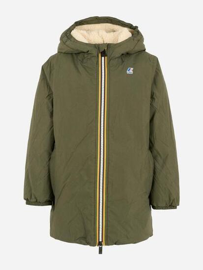 Blouson garçon K-WAY P. Le Vrai 4.0 Eiffel Ors Wmr Green Blackish